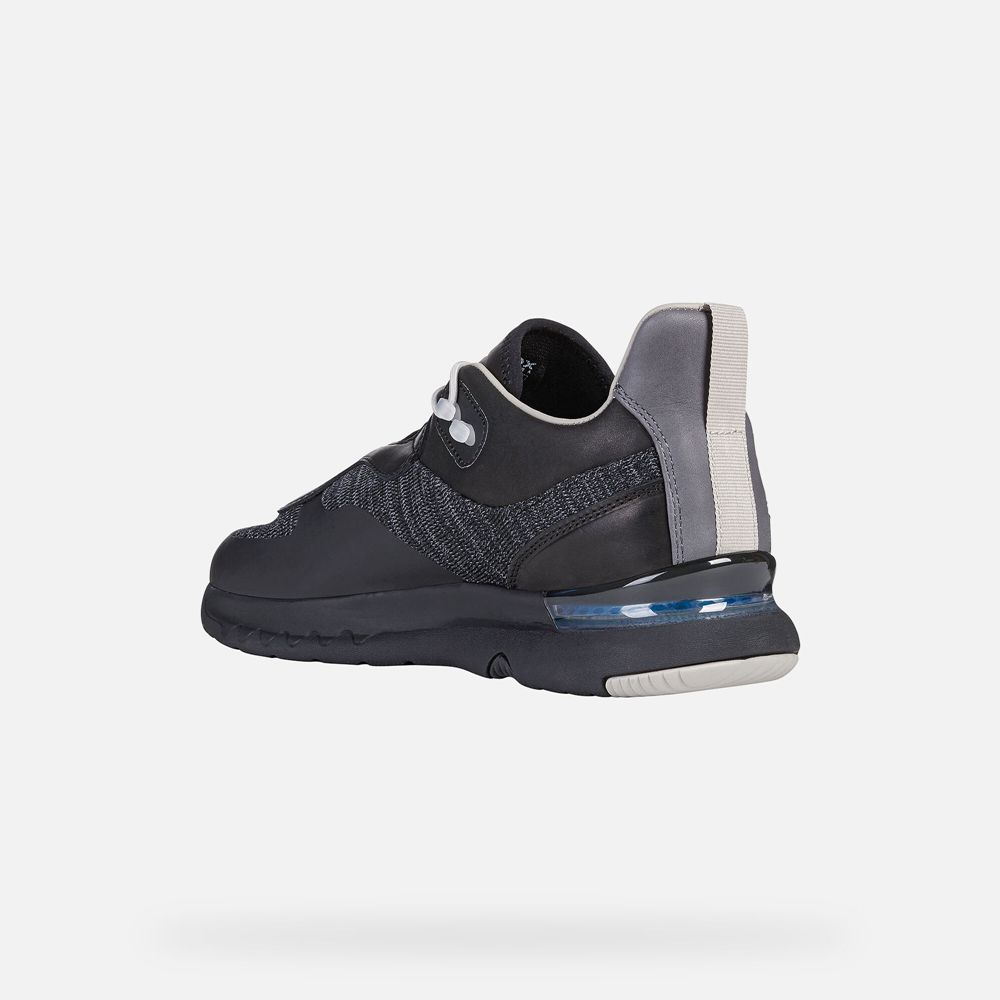 Geox Erkek Spor Ayakkabı Siyah - Levita - YTV-396510